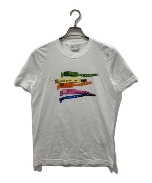PAUL SMITH（ポールスミス）PAUL SMITH (ポールスミス) プリントTシャツ ホワイト サイズ:XXSの古着・服飾アイテム