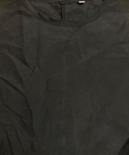 SALON adam et rope'（サロンアダムエロペ）SALON adam et rope' (サロンアダムエロペ) GENTLE SILK ハーフスリーブプルオーバー ブラック サイズ:Fの古着・服飾アイテム