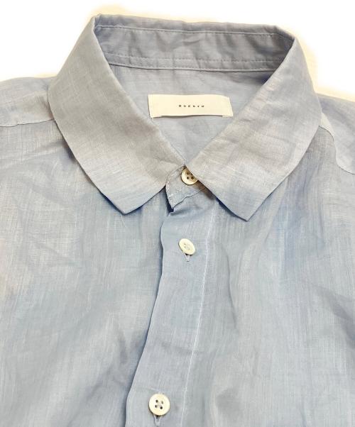 KAGURE（カグレ）kagure (カグレ) ラミーワイドシアーシャツ ブルー サイズ:Freeの古着・服飾アイテム