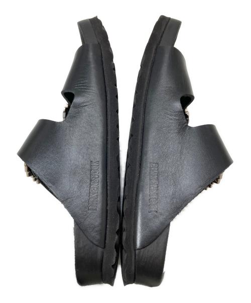 BIRKENSTOCK（ビルケンシュトック）BIRKENSTOCK (ビルケンシュトック) Manolo Blahnik (マノロ ブラニク) ARIZONA CRYSTAL SMOOTH LEATHER/アリゾナクリスタルスムースレザー ブラック サイズ:37(24CM)の古着・服飾アイテム