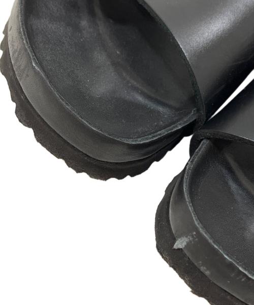 BIRKENSTOCK（ビルケンシュトック）BIRKENSTOCK (ビルケンシュトック) Manolo Blahnik (マノロ ブラニク) ARIZONA CRYSTAL SMOOTH LEATHER/アリゾナクリスタルスムースレザー ブラック サイズ:37(24CM)の古着・服飾アイテム