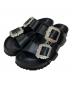 BIRKENSTOCK（ビルケンシュトック）の古着「ARIZONA CRYSTAL SMOOTH LEATHER/アリゾナクリスタルスムースレザー」｜ブラック