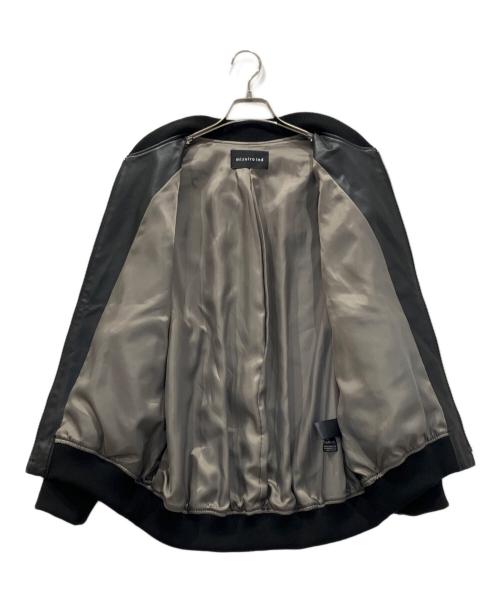 mizuiro-ind（ミズイロインド）mizuiro-ind (ミズイロインド) シンセティックレザージップブルゾン ブラック サイズ:表記なしの古着・服飾アイテム