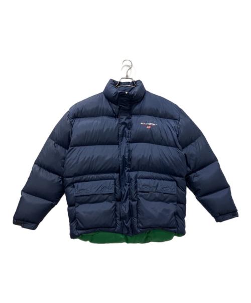 POLO SPORT（ポロスポーツ）POLO SPORT (ポロスポーツ) 90‘sダウンジャケット ネイビー サイズ:Mの古着・服飾アイテム