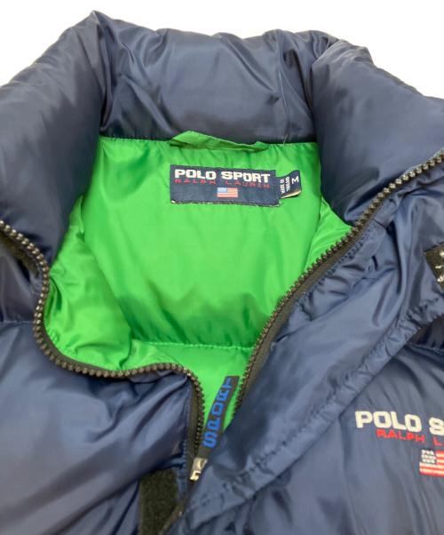 POLO SPORT（ポロスポーツ）POLO SPORT (ポロスポーツ) 90‘sダウンジャケット ネイビー サイズ:Mの古着・服飾アイテム