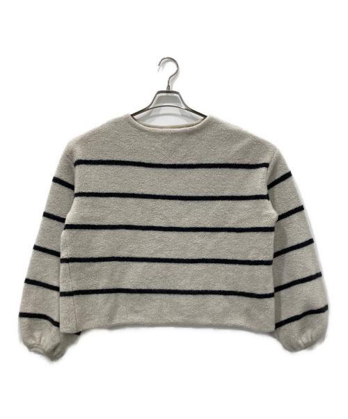 BEARDSLEY（ビアズリー）BEARDSLEY (ビアズリー) ウールパイルニットプルオーバー ベージュ サイズ:FREEの古着・服飾アイテム