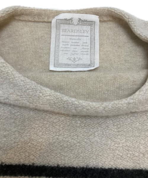 BEARDSLEY（ビアズリー）BEARDSLEY (ビアズリー) ウールパイルニットプルオーバー ベージュ サイズ:FREEの古着・服飾アイテム