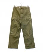 ALAINアラン）の古着「Fatigue Pants/ベイカーパンツ」｜カーキ