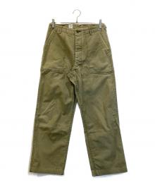 ALAIN（アラン）の古着「Fatigue Pants/ベイカーパンツ」｜カーキ
