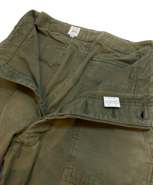 ALAIN（アラン）ALAIN (アラン) Fatigue Pants/ベイカーパンツ カーキ サイズ:3の古着・服飾アイテム