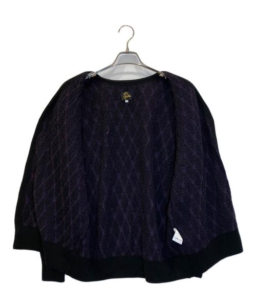 Needles（ニードルズ）Needles (ニードルズ) Vネックニットカーディガン パープル サイズ:Sの古着・服飾アイテム