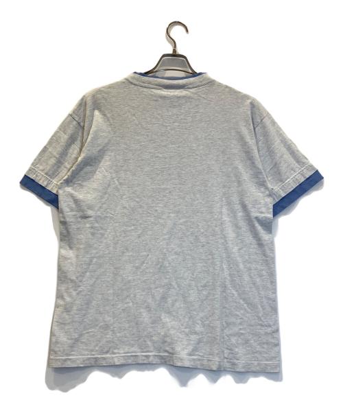 morning sun（morning sun）morning sun (morning sun) プリントTシャツ グレー サイズ:Lの古着・服飾アイテム