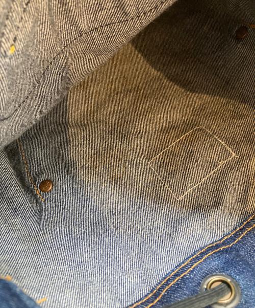 EVISU（エヴィス）EVISU (エヴィス) デニムナップサック インディゴ サイズ:表記なしの古着・服飾アイテム