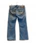 TRUE RELIGION (トゥルー レリジョン) レインボー刺繍デニムパンツ インディゴ サイズ:37：10000円