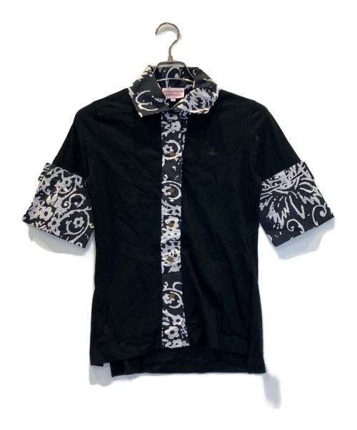 Vivienne Westwood RED LABEL（ヴィヴィアンウエストウッドレッドレーベル）Vivienne Westwood RED LABEL (ヴィヴィアンウエストウッドレッドレーベル) 半袖シャツ ブラック サイズ:Ⅼの古着・服飾アイテム