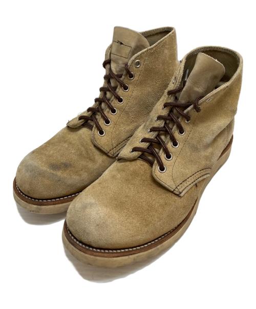 RED WING（レッドウィング）RED WING (レッドウィング) スウェードブーツ ベージュ サイズ:サイズ9(およそ27CM)の古着・服飾アイテム