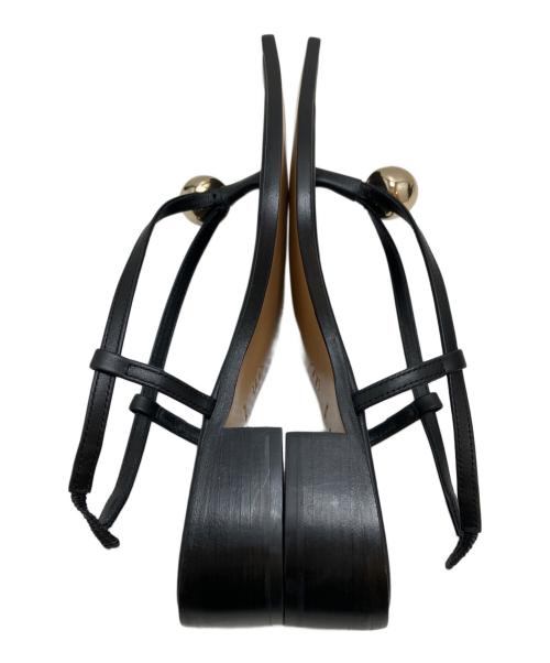 HARUNOBUMURATA（ハルノブ ムラタ）HARUNOBUMURATA (ハルノブ ムラタ) MINIMAL THONG SANDAL ブラック サイズ:39(24.5CM)の古着・服飾アイテム