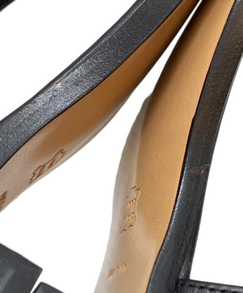 HARUNOBUMURATA（ハルノブ ムラタ）HARUNOBUMURATA (ハルノブ ムラタ) MINIMAL THONG SANDAL ブラック サイズ:39(24.5CM)の古着・服飾アイテム