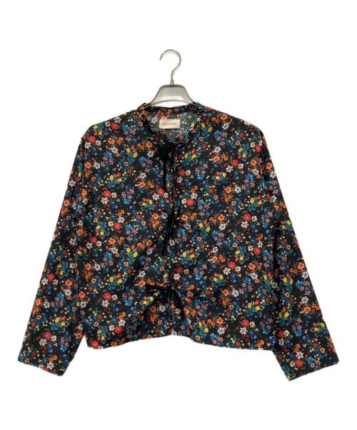 MEYAME（メヤメ）MEYAME (メヤメ) BLOUSE JACKET FLOWER ブラック サイズ:FREEの古着・服飾アイテム