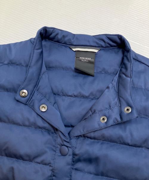 WEEKEND Max Mara（ウィークエンド マックスマーラ）Weekend Max Mara (ウィークエンド マックスマーラ) キルティングライトダウンジャケット ネイビー サイズ:40(M〜Lサイズ相当)の古着・服飾アイテム