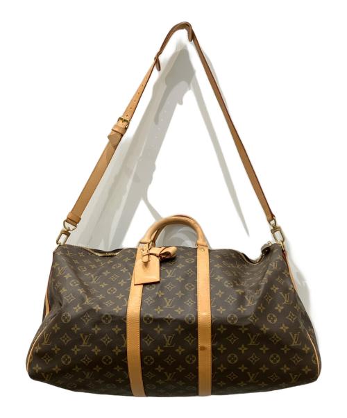 LOUIS VUITTON（ルイ ヴィトン）LOUIS VUITTON (ルイ ヴィトン) キーポル・バンドリエール55/ボストンバッグ ブラウン サイズ:表記なしの古着・服飾アイテム