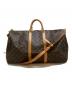 LOUIS VUITTON（ルイ ヴィトン）の古着「キーポル・バンドリエール55/ボストンバッグ」｜ブラウン