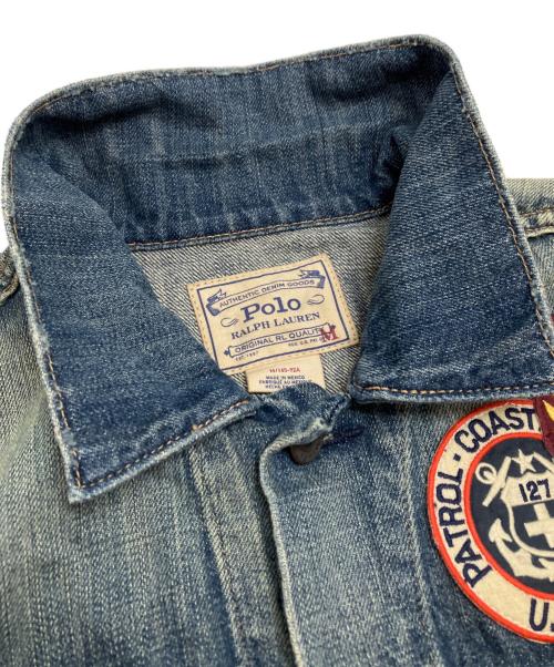 POLO RALPH LAUREN（ポロ・ラルフローレン）POLO RALPH LAUREN (ポロ・ラルフローレン) デニムジャケット インディゴ サイズ:Mの古着・服飾アイテム