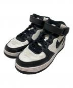 NIKE×stussyナイキ×ステューシー）の古着「Air Force 1 Mid Black and Light Bone」｜ブラック
