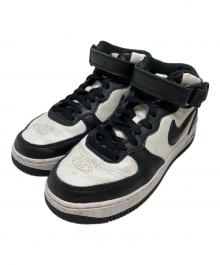 NIKE×stussy（ナイキ×ステューシー）の古着「Air Force 1 Mid Black and Light Bone」｜ブラック
