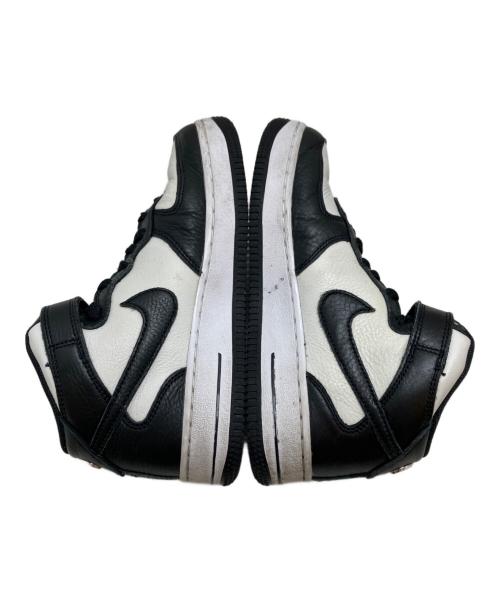 NIKE（ナイキ）NIKE (ナイキ) stussy (ステューシー) Air Force 1 Mid Black and Light Bone ブラック サイズ:23.5㎝の古着・服飾アイテム