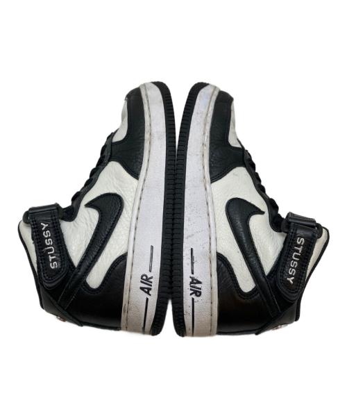 NIKE（ナイキ）NIKE (ナイキ) stussy (ステューシー) Air Force 1 Mid Black and Light Bone ブラック サイズ:23.5㎝の古着・服飾アイテム
