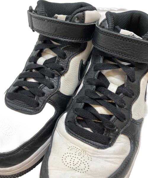 NIKE（ナイキ）NIKE (ナイキ) stussy (ステューシー) Air Force 1 Mid Black and Light Bone ブラック サイズ:23.5㎝の古着・服飾アイテム