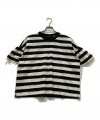 BEARDSLEYビアズリー）の古着「ギャザースリーブTee」｜ブラック