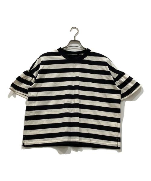 BEARDSLEY（ビアズリー）BEARDSLEY (ビアズリー) ギャザースリーブTee ブラック サイズ:FREEの古着・服飾アイテム