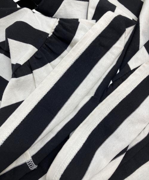 BEARDSLEY（ビアズリー）BEARDSLEY (ビアズリー) ギャザースリーブTee ブラック サイズ:FREEの古着・服飾アイテム