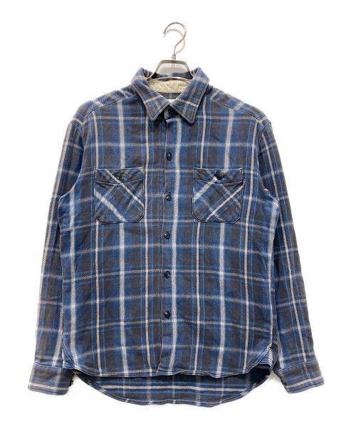 NEIGHBORHOOD（ネイバーフッド）NEIGHBORHOOD (ネイバーフッド) ネルシャツ ネイビー サイズ:Ⅼの古着・服飾アイテム