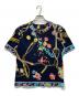 LEONARD FASHION（レオナールファッション）の古着「総柄カットソー」｜ネイビー