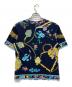 LEONARD FASHION (レオナールファッション) 総柄カットソー ネイビー サイズ:Ⅼ：5000円