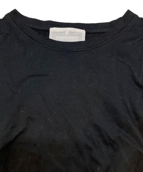 BEARDSLEY（ビアズリー）BEARDSLEY (ビアズリー) ニットコンビカットソー ブラック サイズ:FREEの古着・服飾アイテム