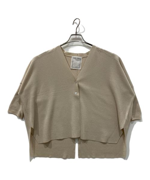 BEARDSLEY（ビアズリー）BEARDSLEY (ビアズリー) サラッとカーディガン ベージュ サイズ:FREEの古着・服飾アイテム