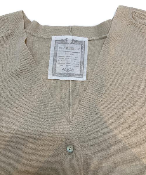 BEARDSLEY（ビアズリー）BEARDSLEY (ビアズリー) サラッとカーディガン ベージュ サイズ:FREEの古着・服飾アイテム
