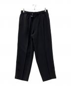UNITED ARROWS & SONSユナイテッドアローズ＆サンズ）の古着「BELT CR1P PANTS」｜ブラック