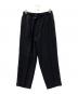 UNITED ARROWS & SONS（ユナイテッドアローズ＆サンズ）の古着「BELT CR1P PANTS」｜ブラック