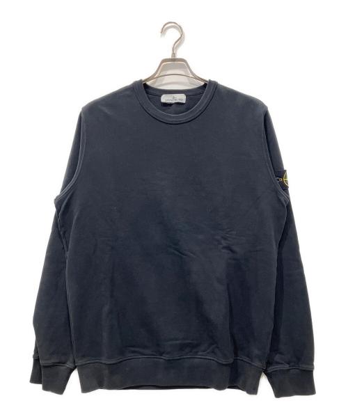 STONE ISLAND（ストーンアイランド）STONE ISLAND (ストーンアイランド) クルーネックスウェット ブラック サイズ:Ⅼの古着・服飾アイテム