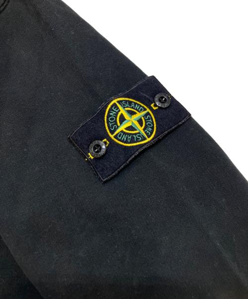 STONE ISLAND（ストーンアイランド）STONE ISLAND (ストーンアイランド) クルーネックスウェット ブラック サイズ:Ⅼの古着・服飾アイテム