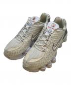 NIKEナイキ）の古着「SHOX TL WHITE/WHITE-METALLIC SILVER-MAX ORANGE」｜ホワイト