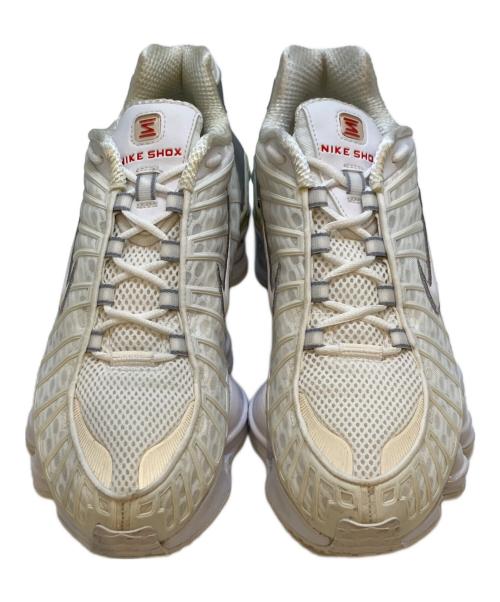 NIKE（ナイキ）NIKE (ナイキ) SHOX TL WHITE/WHITE-METALLIC SILVER-MAX ORANGE ホワイト サイズ:27cmの古着・服飾アイテム
