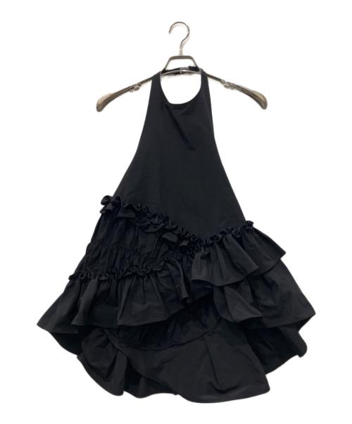 Curensology（カレンソロジー）Curensology (カレンソロジー) オックスギャザートップス ブラック サイズ:FREEの古着・服飾アイテム