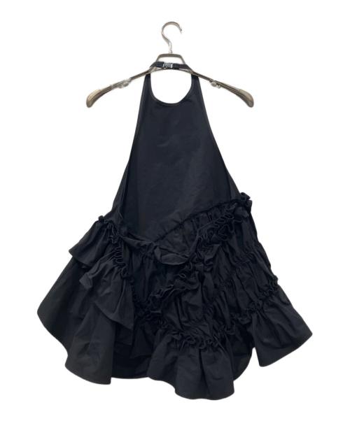 Curensology（カレンソロジー）Curensology (カレンソロジー) オックスギャザートップス ブラック サイズ:FREEの古着・服飾アイテム