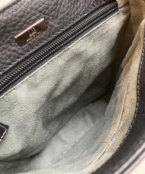 dunhill（ダンヒル）dunhill (ダンヒル) レザーフラップショルダーバッグ ブラック サイズ:表記なしの古着・服飾アイテム